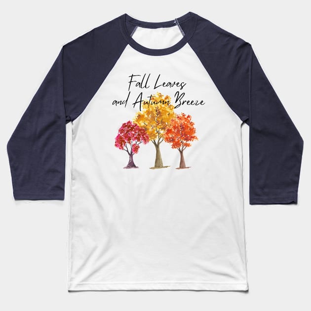 Fall tee Baseball T-Shirt by Lindseysdesigns